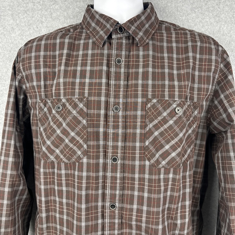 Vintage Weatherproof Long Sleeve Button Down Shirt Size Large - Picture 3 of 8